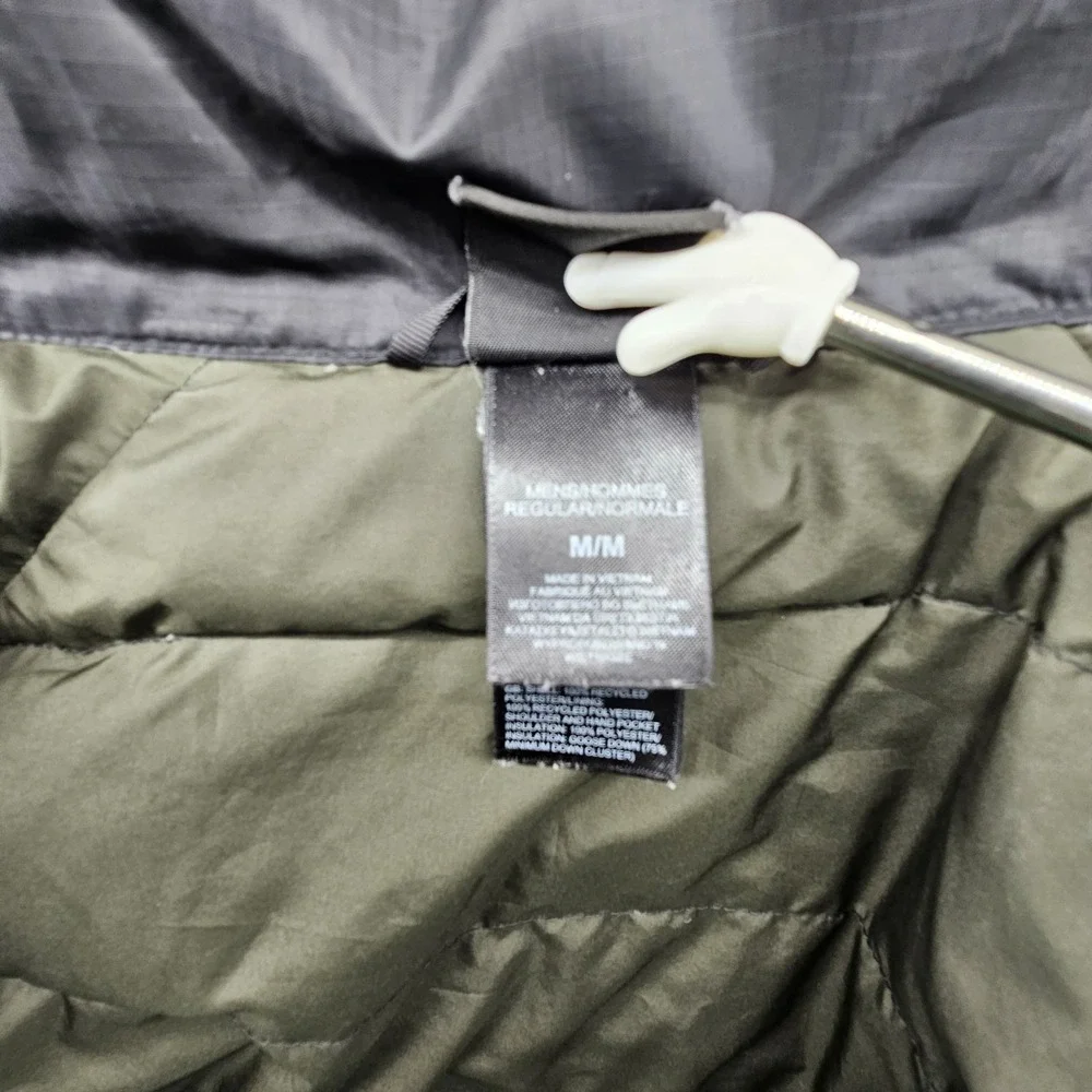 North Face Nupste‎ 550 Goose Down Puffer Vest Men Medium Black Full Zip Gorpcore